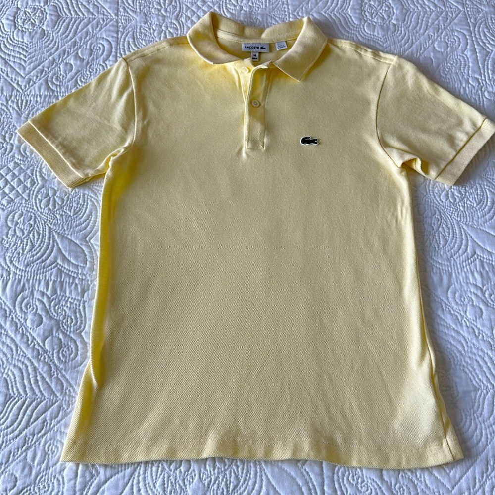 Lacoste polo shirt size 14